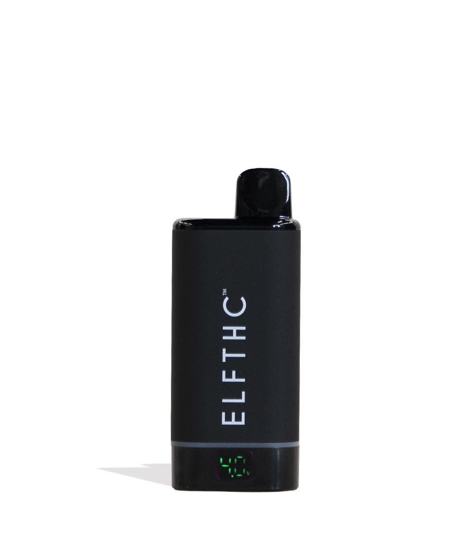 Black Elf THC Box Concealer Variable Voltage Battery 15pk Front View on White Background