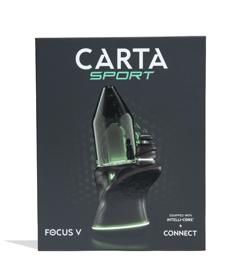 Focus V Carta Sport Concentrate Vaporizer Packaging Front View on White Background