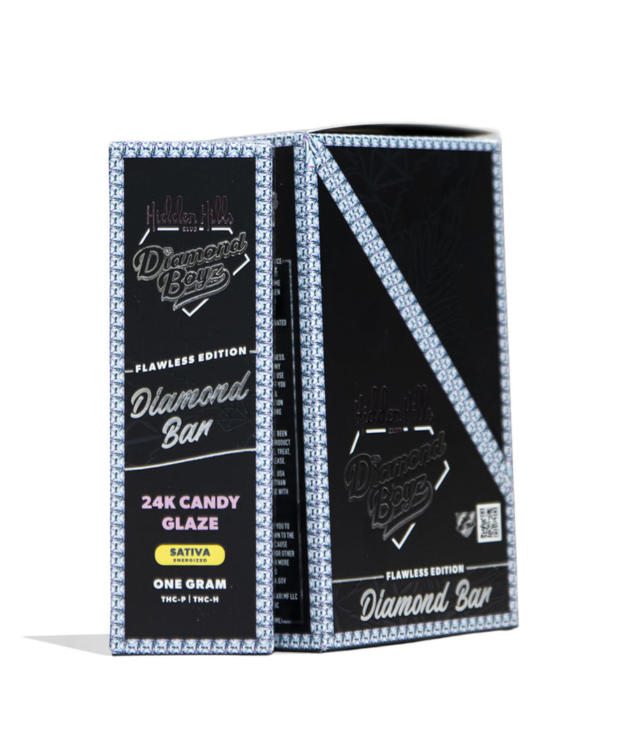 24k Candy Glaze Hidden Hills Diamond Boyz Diamond Bar 1g THC-P and THC-H Disposable 5pk Front View on White Background