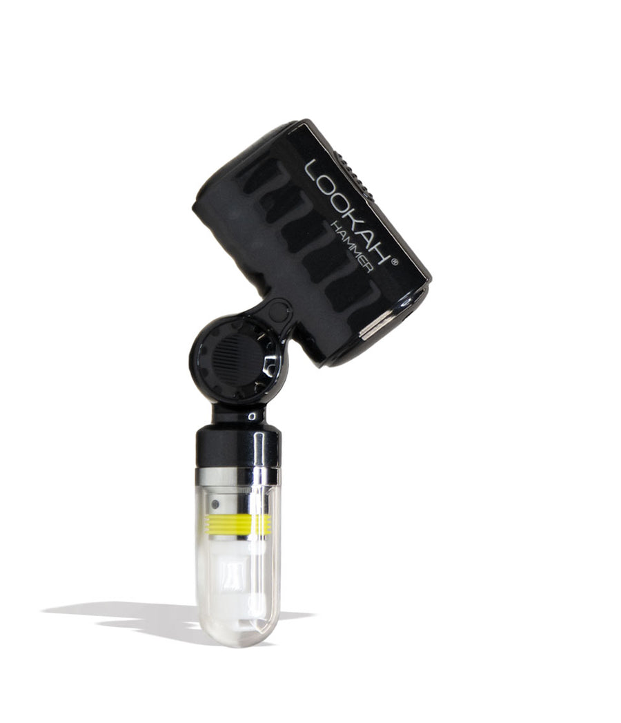 Black Lookah Hammer Portable Enail Banger Front View on White Background