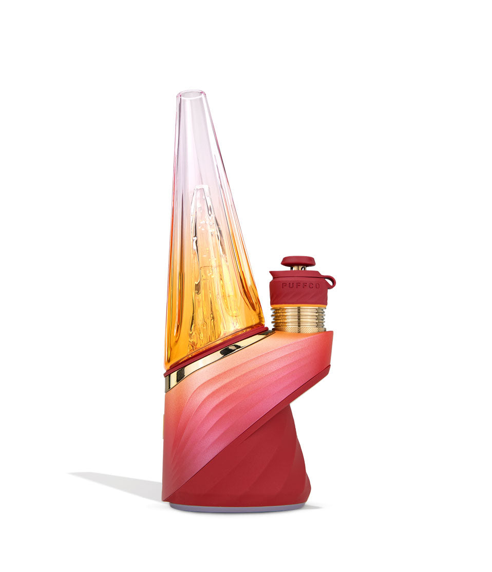 Puffco Limited Edition Daybreak Peak Pro Concentrate Vaporizer with 3DXL Atomizer Side View on White Background