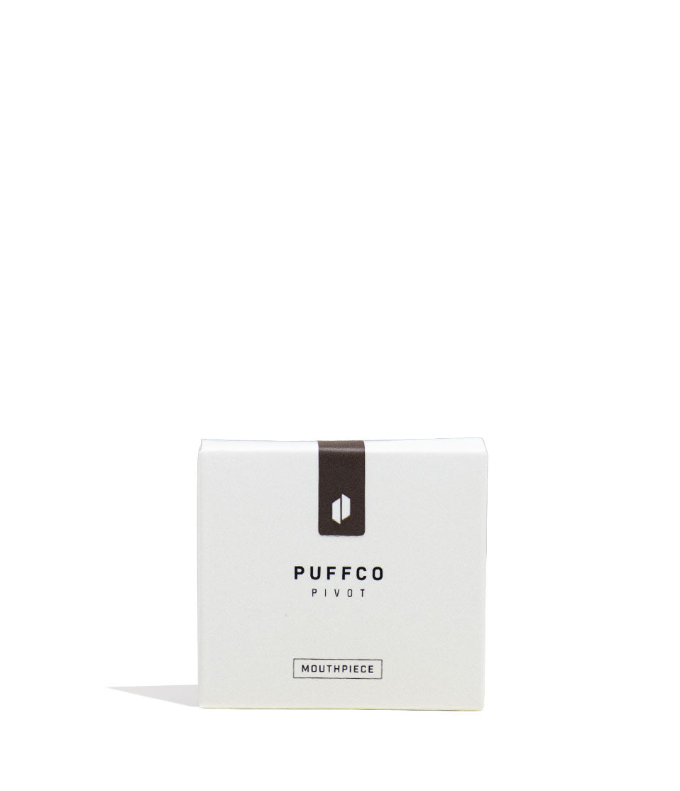 Puffco Pivot Mocha Mouthpiece 2pk Packaging Front View on White Background