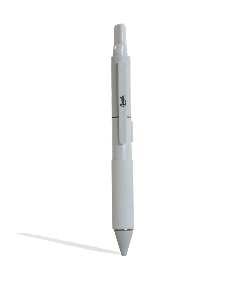 Glow Smyle Penjamin Cart Pen Variable Voltage Battery Front View With Cartridge on White Background