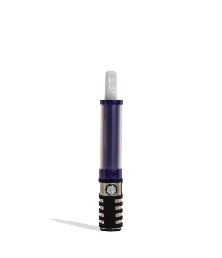 Purple Smyle Penjamin Saber Variable Voltage Battery Front View With Cartridge on White Background