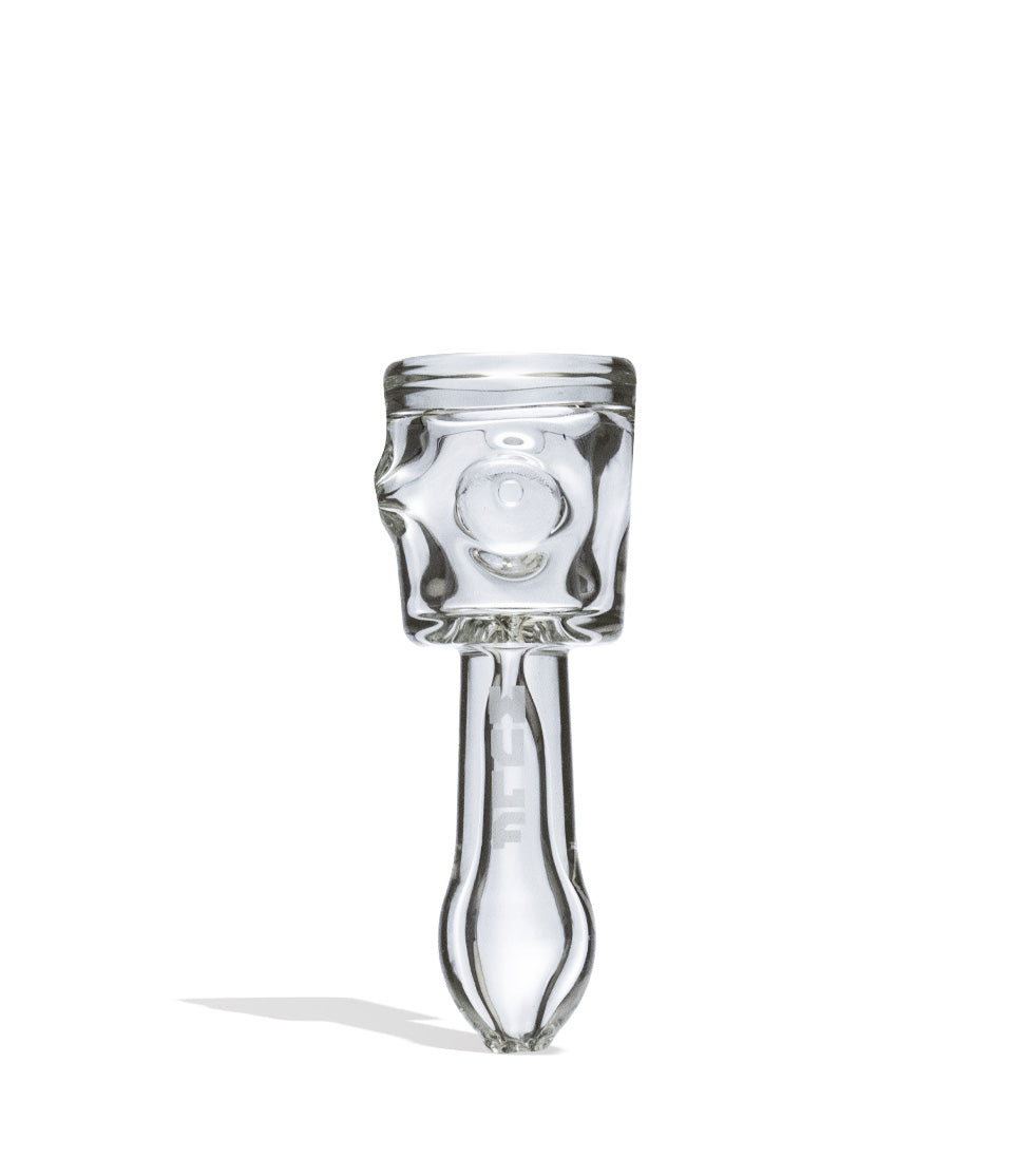 Clear Wulf Mods Bell Hand Pipe 15pk Front View on White Background