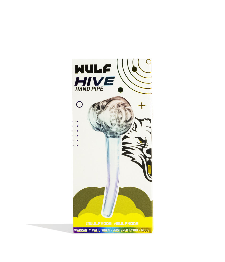 Full Color Wulf Mods Hive Hand Pipe Packaging 15pk Front View on White Background