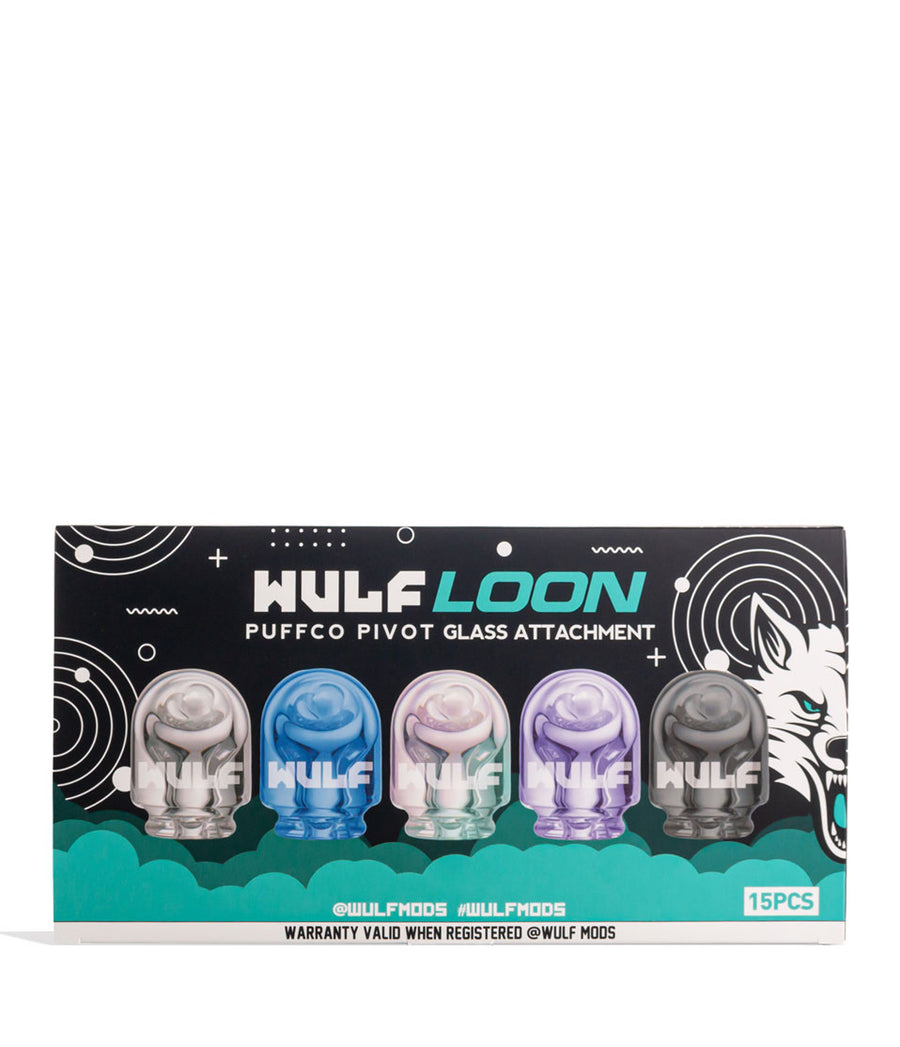 Wulf Mods Loon Puffco Pivot Top 15pk Front View on White Background