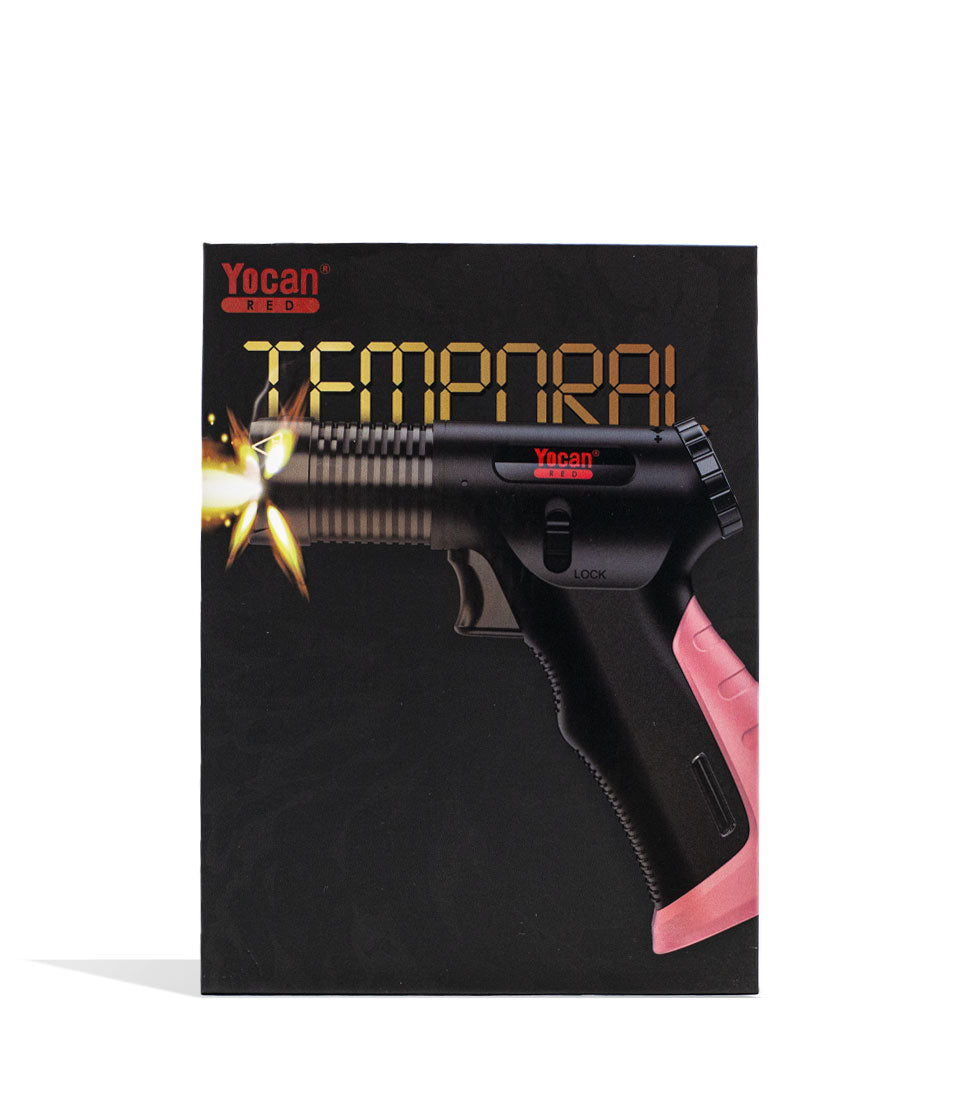 Pink Yocan Red Temporal Torch Packaging Front View on White Background