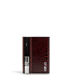 Schwarz Rot Crackle
