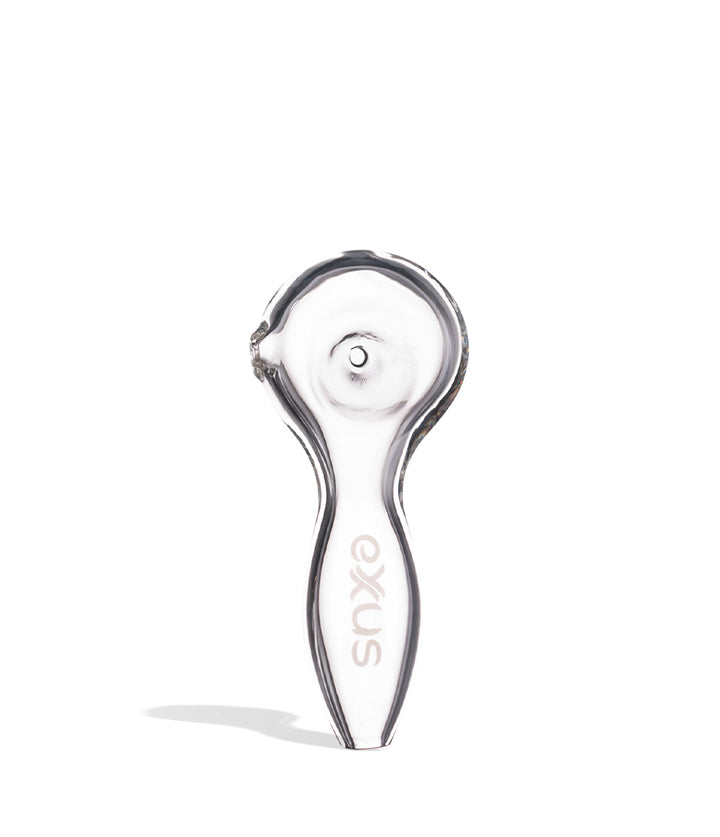 Clear Exxus Vape BUBL Hand Pipe 12pk Front View on White Background
