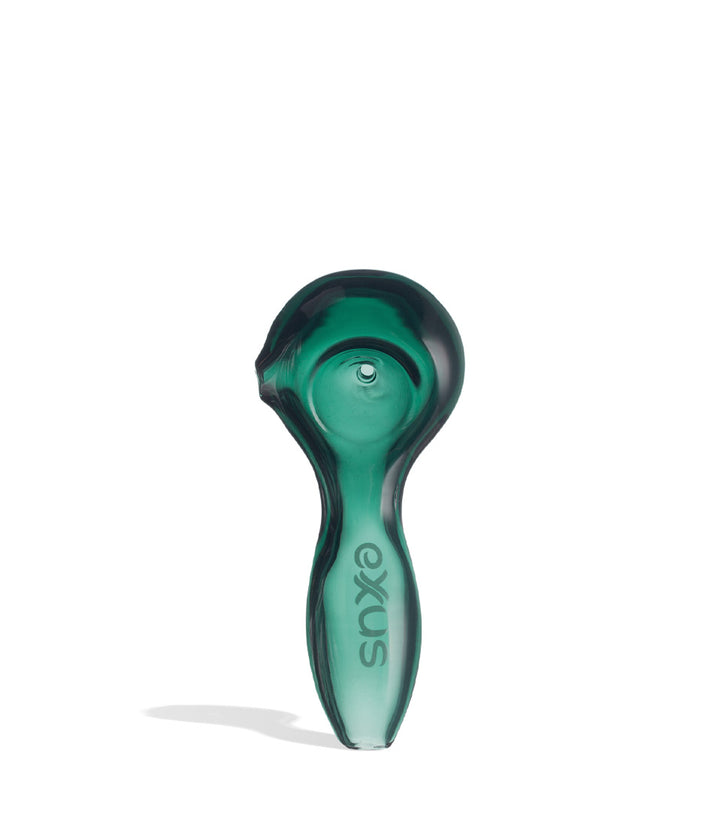 Green Exxus Vape BUBL Hand Pipe 12pk Front View on White Background