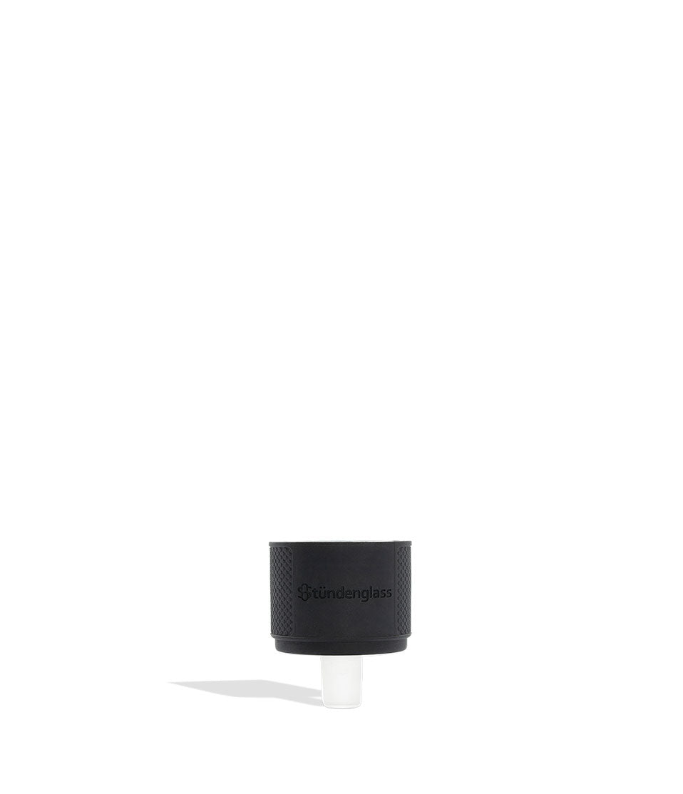 Black Stündenglass Gravity Infuser dry herb bowl on white background
