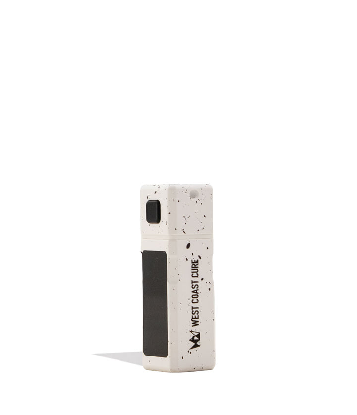 White Black Spatter West Coast Cure Grid Variable Voltage Battery 12pk Side View on White Background