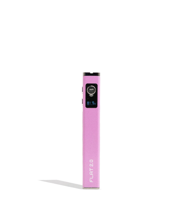 Pink Yocan Flat 2.0 Variable Voltage Battery 12pk Front View on White Background