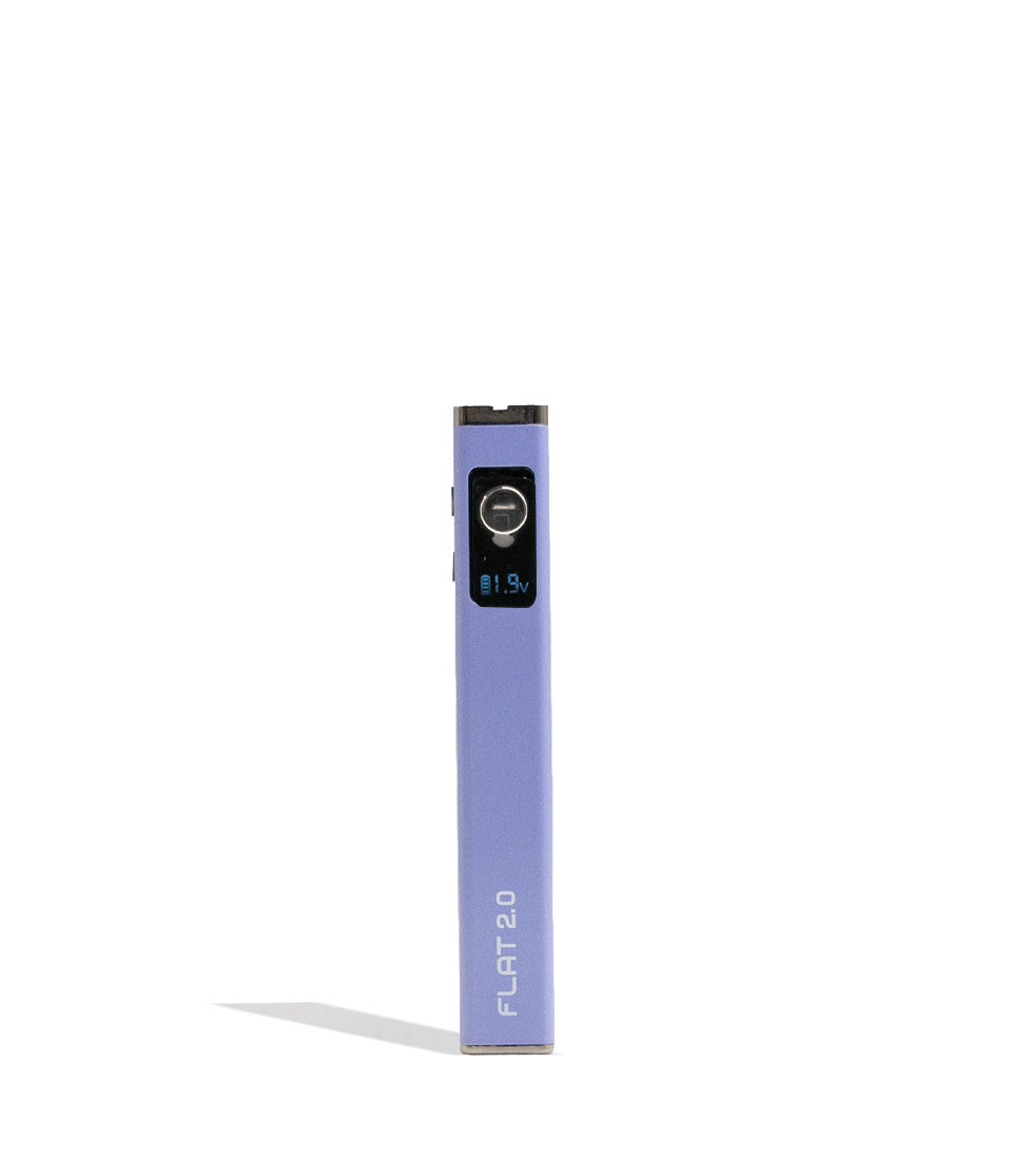 Purple Yocan Flat 2.0 Variable Voltage Battery 12pk Front View on White Background
